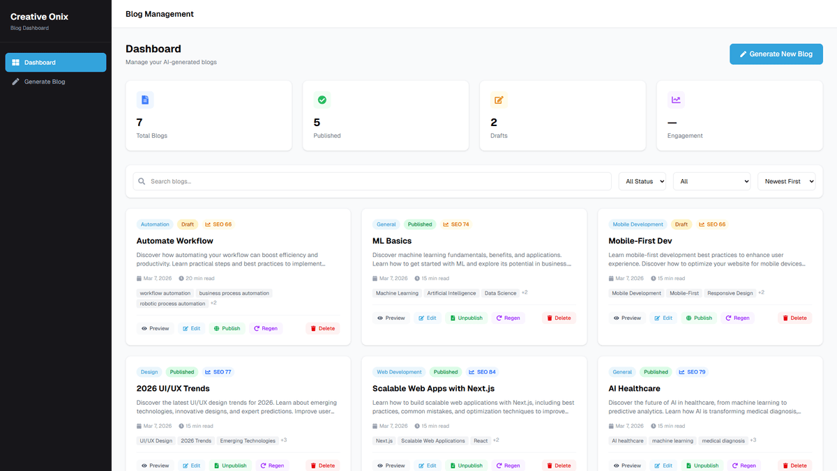 Content Engine Generator