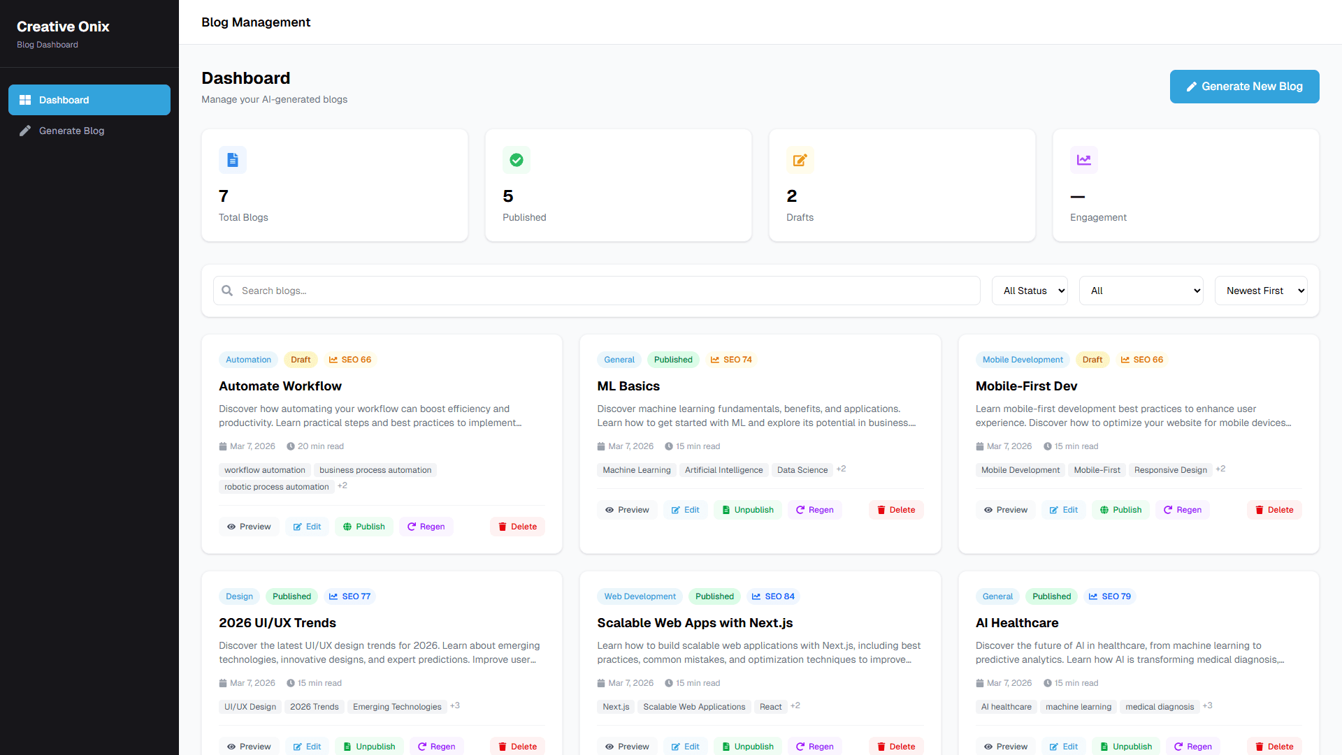 Content Engine Generator